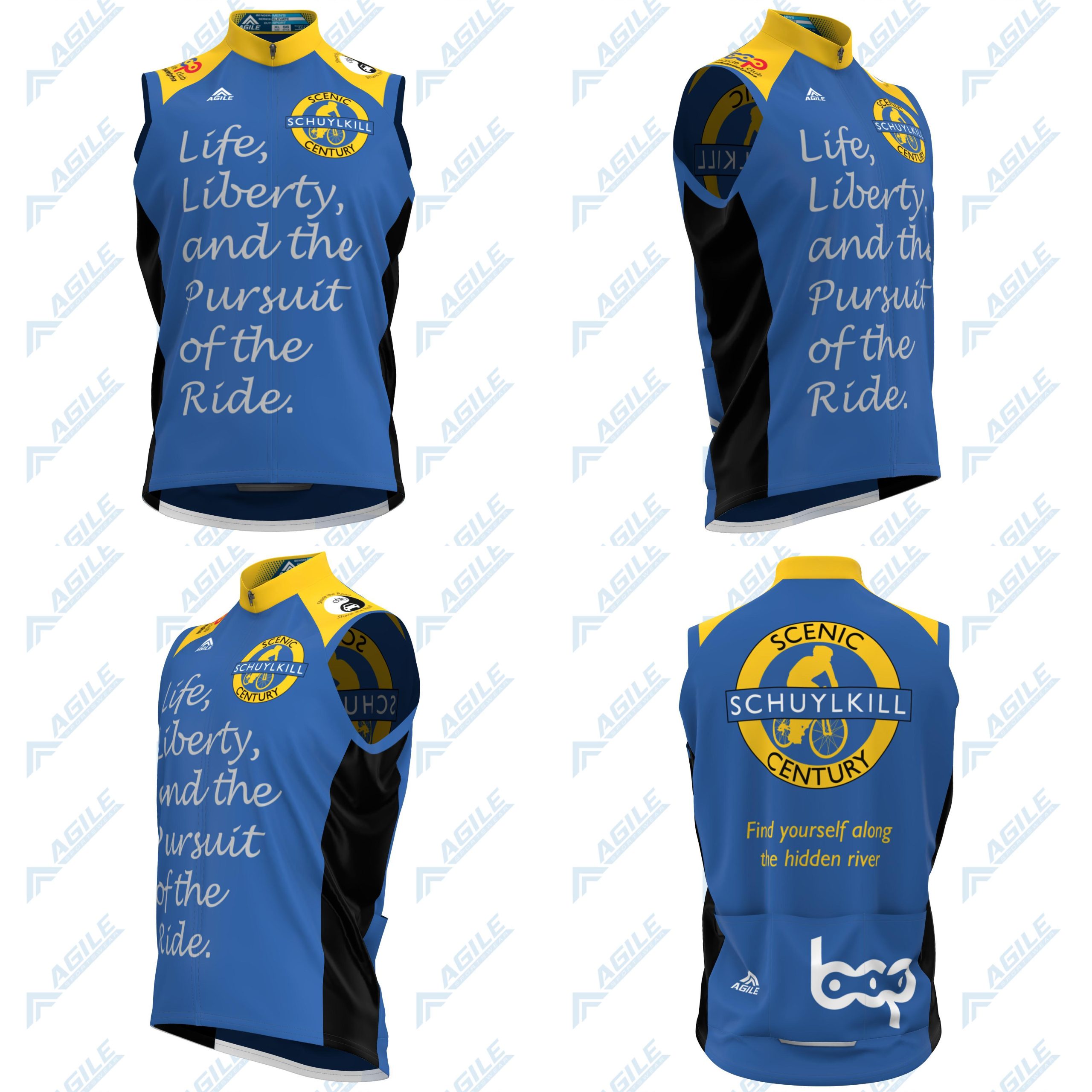 sleeveless jersey